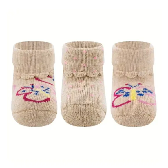 Ewers Babysokken Vlinder - 3-Pack