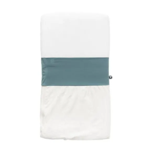 Fedde & Kees Nunki Ledikantlaken - 70 x 140 cm - Deep Blue / Off White
