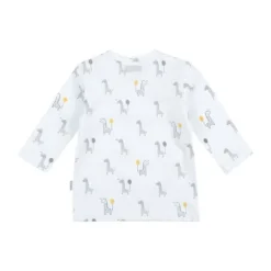 Feetje AOP Giraffe T-Shirt Lange Mouwen Wit Mt. 62
