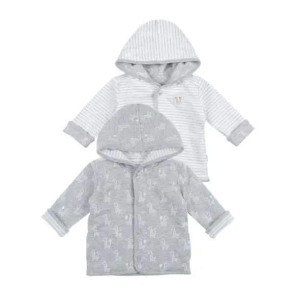Feetje Giraffe Jasje Grijs Melange Mt. 68