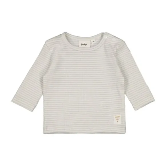 Feetje The Magic Is In You Longsleeve Rib Met Streep - Maat 44 - Blauw