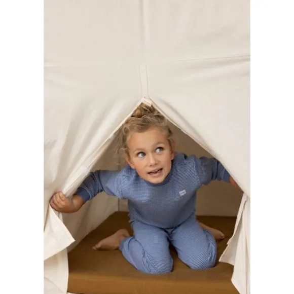 Feetje Wafel Pyjama - Mt. 56 - Blue Melange