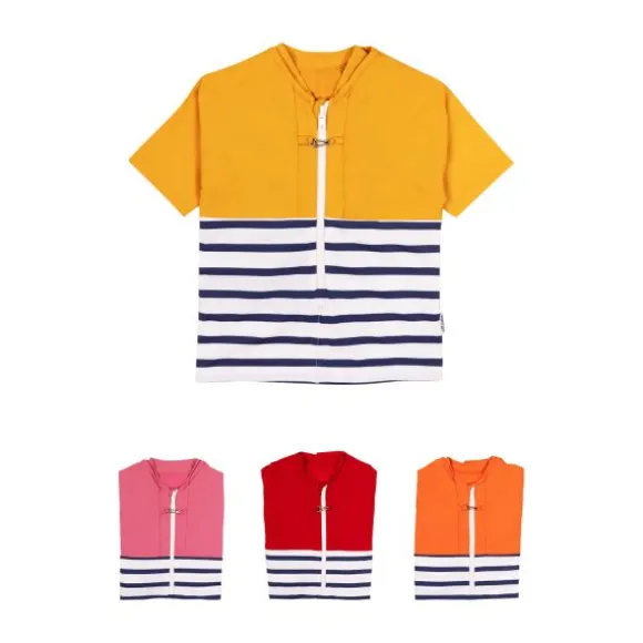 Floatee Anti-Verdrinking T-shirt Korte Mouwen - 4 Jaar - Geel