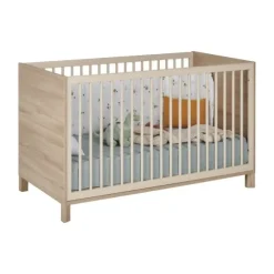 Galipette Calypso Babybed - 70x140 cm - Landelijk Eikenhout