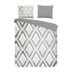 Good Morning Alice Dekbedovertrek - Grey - 200 x 220 cm