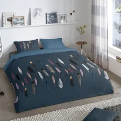 Good Morning Feathers Dekbedovertrek - 200 x 220 cm - Blue