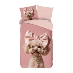 Good Morning Kinderdekbedovertrek - Roxy - 140x200/220 cm - Pink
