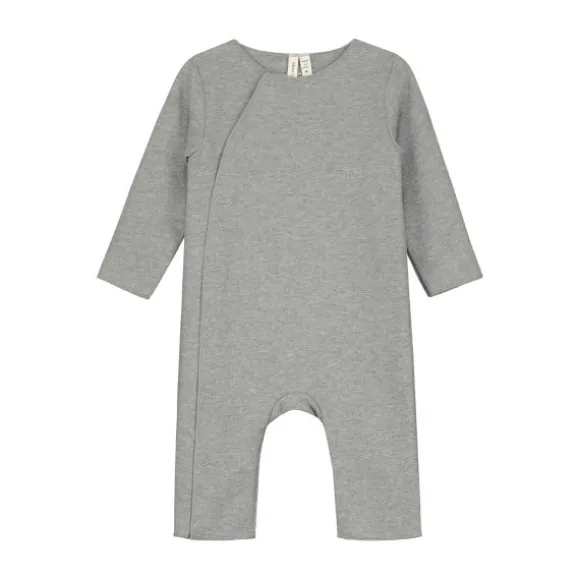 Gray Label Babypakje met Drukknopen - Grey Melange - 0-3M