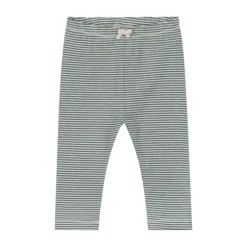 Gray Label Legging - 0-3 Mnd - Blue Grey/Cream