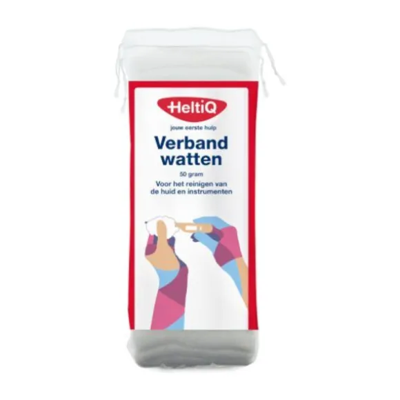 HeltiQ Verbandwatten 50 Gram