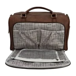 Isoki Zip Satchel Luiertas Redwood Chestnut