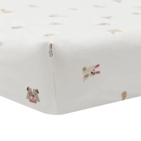 Jollein Aankleedkussenhoes - Jersey - 50 x 70 cm - Teddy Bear