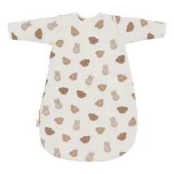 Jollein Baby Slaapzak met Afritsbare Mouw Sleepy Miffy Terry - Biscuit - 90 cm