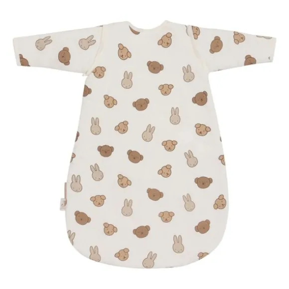Jollein Baby Slaapzak met Afritsbare Mouw Sleepy Miffy Terry - Biscuit - 90 cm