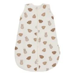 Jollein Baby Slaapzak met Afritsbare Mouw Sleepy Miffy Terry - Biscuit - 90 cm