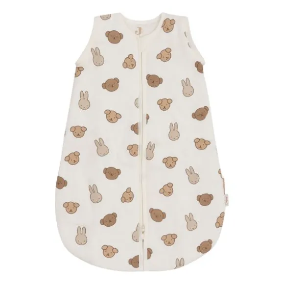 Jollein Baby Slaapzak met Afritsbare Mouw Sleepy Miffy Terry - Biscuit - 90 cm