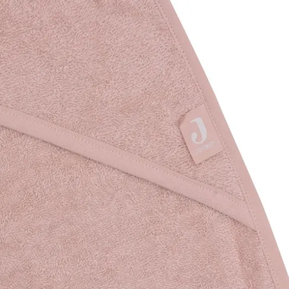 Jollein Badcape Uni - Badstof - 100x100 cm - Wild Rose
