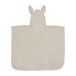 Jollein Badponcho Oortjes - Badstof - Nougat
