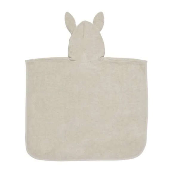 Jollein Badponcho Oortjes - Badstof - Nougat