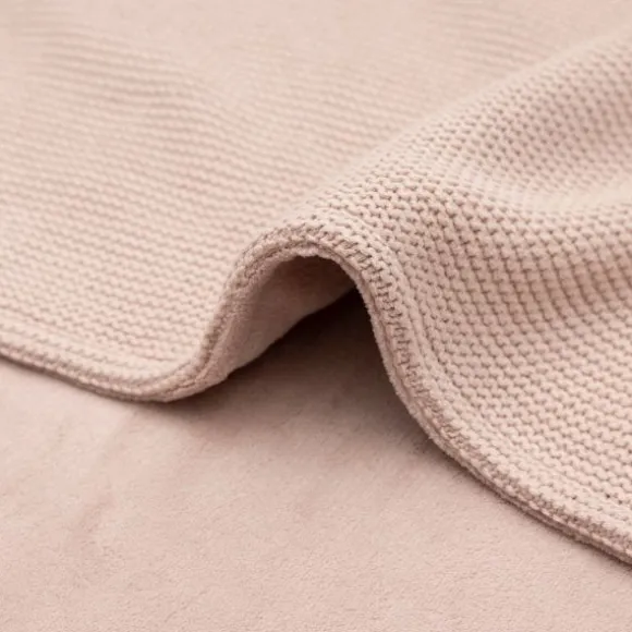 Jollein Basic Knit Wiegdeken - Fleece - Wild Rose