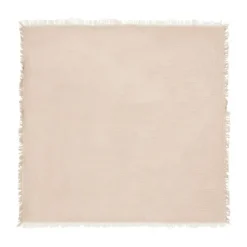 Jollein Deken Ledikant - 120 x 120 cm - Fringe Stripe Biscuit/Ivory GOTS