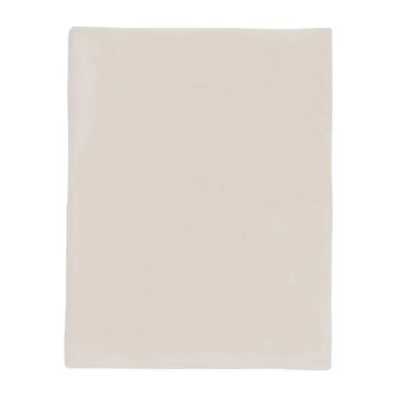 Jollein Deken Wieg - Basic Knit - 75 x 100 cm - Oatmeal/Velvet