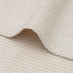 Jollein Deken Wieg - Basic Knit - 75 x 100 cm - Oatmeal