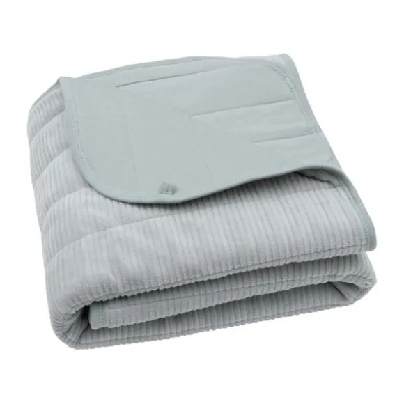Jollein Deken Wieg 75x100cm Velvet Rib - Sea Green