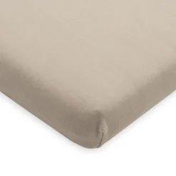 Jollein Hoeslaken Boxmatras - 75 x 95 cm - Jersey - Nougat