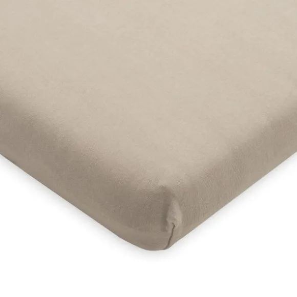 Jollein Hoeslaken Boxmatras - 75 x 95 cm - Jersey - Nougat