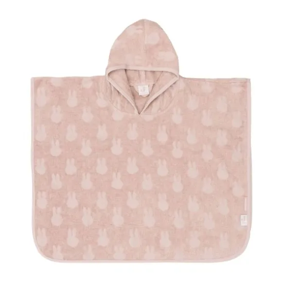 Jollein Jacquard Badponcho Miffy - Badstof - Wild Rose