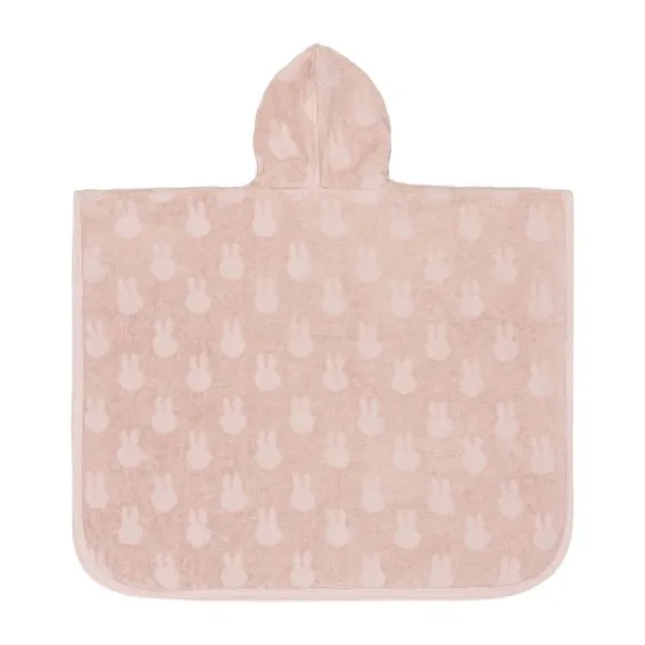 Jollein Jacquard Badponcho Miffy - Badstof - Wild Rose