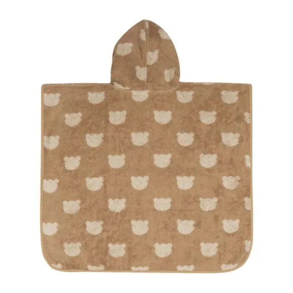 Jollein Jacquard Badponcho - 2-zijdig - Badstof - Sun