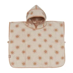 Jollein Jacquard Badponcho - 2-zijdig - Badstof - Sun