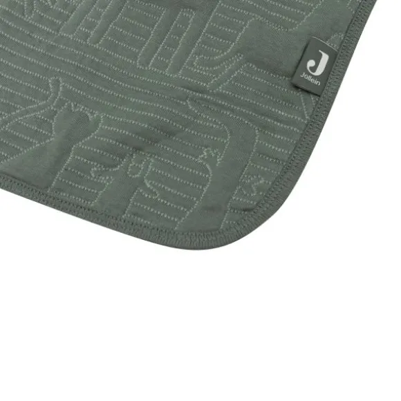 Jollein Jungle Jambo Wiegdeken - 75 x 100 cm - Ash Green / Laurel