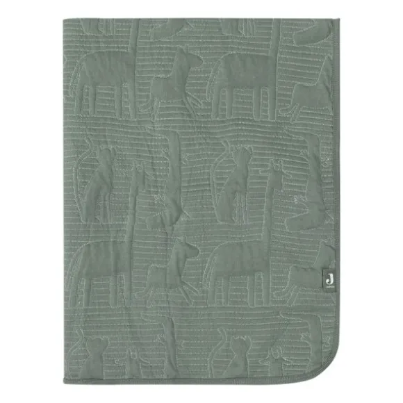 Jollein Jungle Jambo Wiegdeken - 75 x 100 cm - Ash Green / Laurel