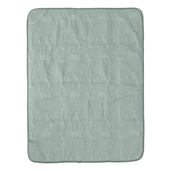 Jollein Jungle Jambo Wiegdeken - 75 x 100 cm - Ash Green / Laurel