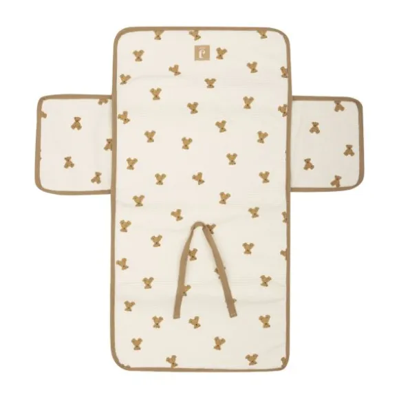 Jollein Verschoningsmat - Mini Teddy Bear Little Waffle