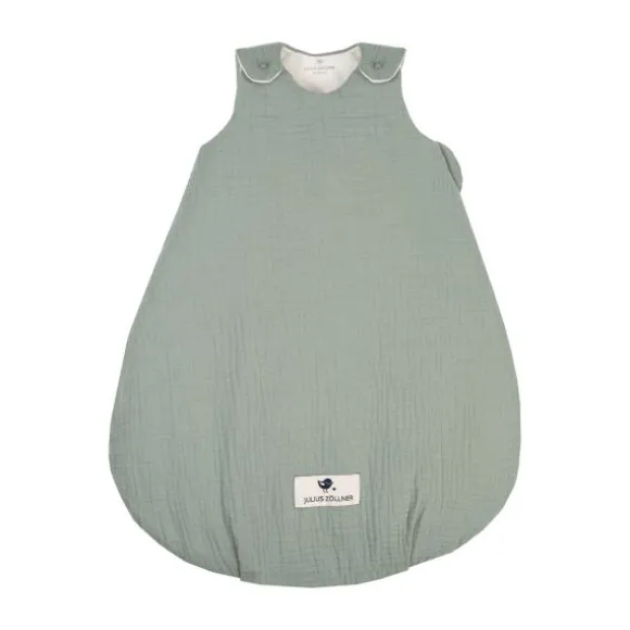 Julius Zöllner Muslin Babyslaapzak - Groen - 50/56 cm