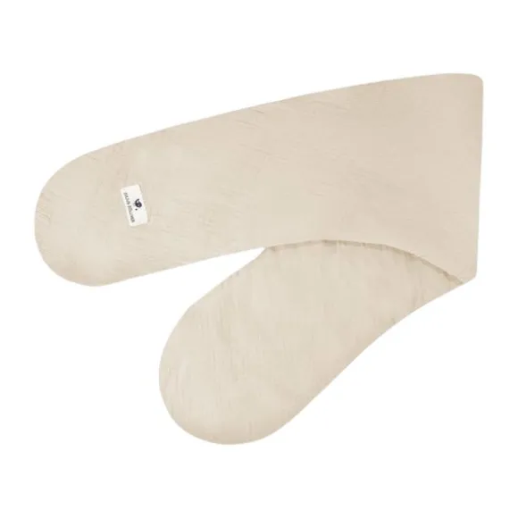 Julius Zöllner Muslin Voedingskussenhoes - Sand - 190 cm