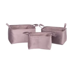 KidsDepot Billie Opbergmanden Lavendel 3 stuks