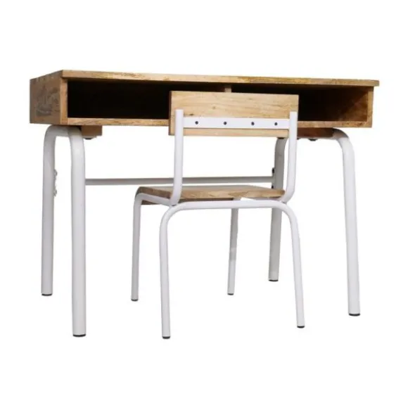 Kidsdepot Bureau met Stoel - Original - Mango/Wit