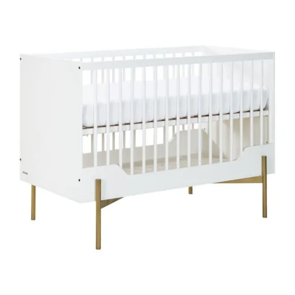 Kidsmill Boutique Babybed Wit / Brass 60 x 120 cm