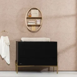 Kidsmill Boutique Commode Zwart / Brass