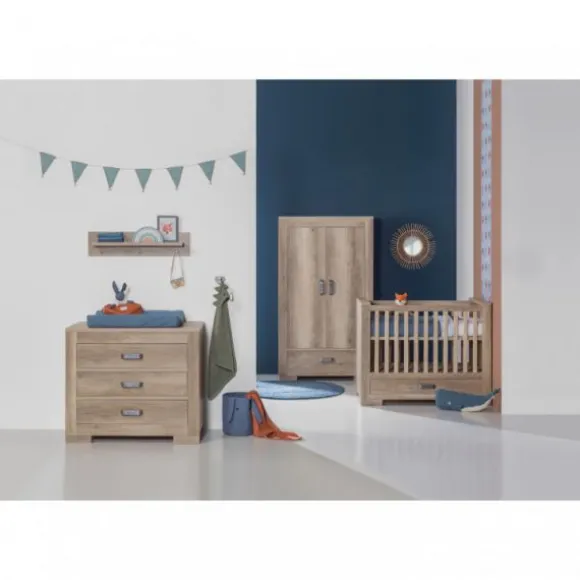 Kidsmill Brent Babybed Met Lade Oldwood 70 x 140 cm