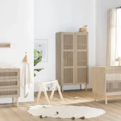 Kidsmill Dai Babykamer Eiken | Ledikant 60 x 120 cm + Commode