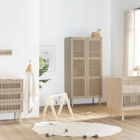 Kidsmill Dai Babykamer Eiken | Ledikant 60 x 120 cm + Commode