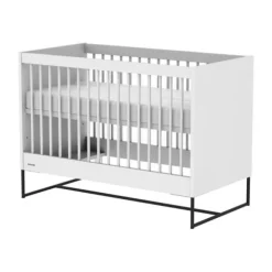 Kidsmill Intense II Babybed Mat Wit - Zwart - 60 x 120 cm