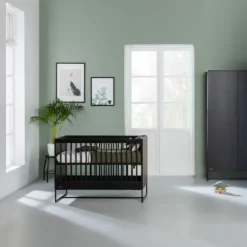 Kidsmill Intense II Babybed Mat Zwart - Zwart - 60 x 120 cm