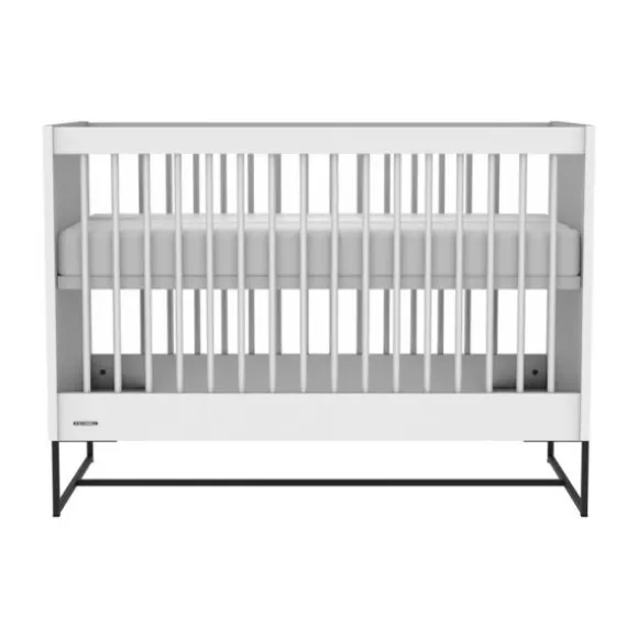 Kidsmill Intense II Babykamer Wit / Zwart | Ledikant 60 x 120 cm + Commode 3L